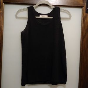 Loft Black Sleeveless Sweater